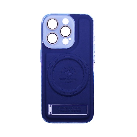 Designer Magnetic Hard Case with Support and Camera Protection for Apple iPhone 14 Pro Max Blue Designer Magnetic Hard Case with Support and Camera Protection for Apple iPhone 14 Pro Max Blue