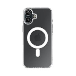 Magnetic Sillicone Case for Apple iPhone 16 Plus Transparent Magnetic Sillicone Case for Apple iPhone 16 Plus Transparent