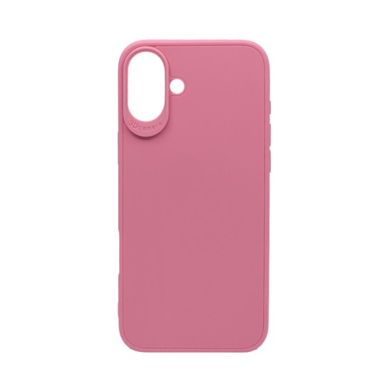 Soft Silicon Case for Apple iPhone 16 Plus Pink
