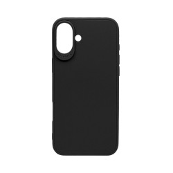 Soft Silicon Case for Apple iPhone 16 Plus Black Soft Silicon Case for Apple iPhone 16 Plus Black