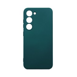 Silicone Case with Camera Shield for Samsung Galaxy S23 Dark Green Silicone Case with Camera Shield for Samsung Galaxy S23 Dark Green