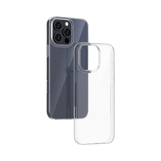 Soft Silicon Case for Apple iPhone 16 Pro Transparent