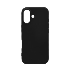Silicone Case for Apple iPhone 16 Plus Black Silicone Case for Apple iPhone 16 Plus Black