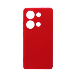Silicone Case with Camera Shield for Xiaomi Redmi Note 13 Pro 4G/Poco M6 Pro Red Silicone Case with Camera Shield for Xiaomi Redmi Note 13 Pro 4G/Poco M6 Pro Red