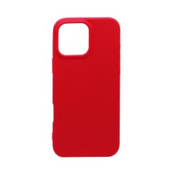 Silicone Case for Apple iPhone 16 Pro Red Silicone Case for Apple iPhone 16 Pro Red