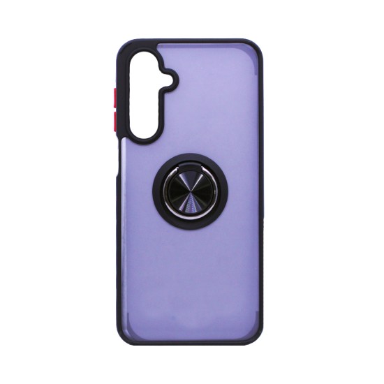Funda con Anilla de Soporte para Samsung Galaxy A16 Negro Ahumado Funda con Anilla de Soporte para Samsung Galaxy A16 Negro Ahumado
