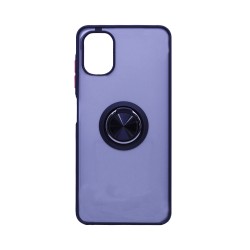 Case with Support Ring for Samsung Galaxy A06 Smoked Black Case with Support Ring for Samsung Galaxy A06 Smoked Black