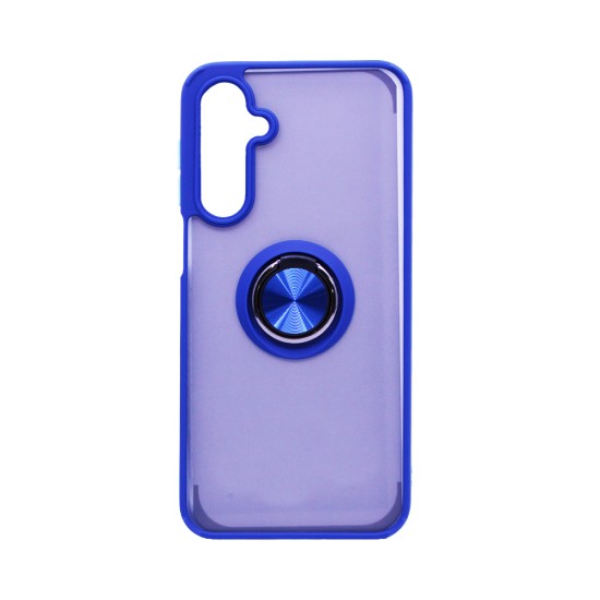 Funda con Anilla de Soporte para Samsung Galaxy A16 Azul Ahumado Funda con Anilla de Soporte para Samsung Galaxy A16 Azul Ahumado