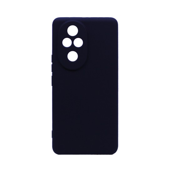 Funda de Silicona con Marco de Cámara para Huawei Honor 200 Negro Funda de Silicona con Marco de Cámara para Huawei Honor 200 Negro