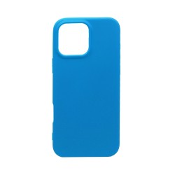 Silicone Case for Apple iPhone 16 Pro Max Blue Silicone Case for Apple iPhone 16 Pro Max Blue