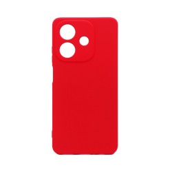 Silicone Case with Camera Shield for Oppo A40 Red Silicone Case with Camera Shield for Oppo A40 Red
