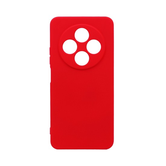 Funda de Silicona con Marco de Cámara para Xiaomi Redmi 14C Rojo Funda de Silicona con Marco de Cámara para Xiaomi Redmi 14C Rojo