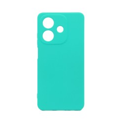 Silicone Case with Camera Shield for Oppo A40 Sea Green Silicone Case with Camera Shield for Oppo A40 Sea Green