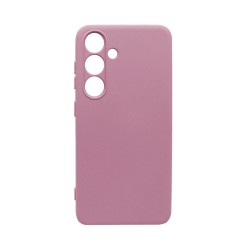 Silicone Case with Camera Shield for Samsung Galaxy S24 FE Pink Silicone Case with Camera Shield for Samsung Galaxy S24 FE Pink