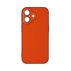 Designer Hard Case with Camera Protection for Apple iPhone 16 Orange Designer Hard Case with Camera Protection for Apple iPhone 16 Orange