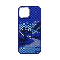 Mountain Design Hard Case for Apple iPhone 15 Blue Mountain Design Hard Case for Apple iPhone 15 Blue
