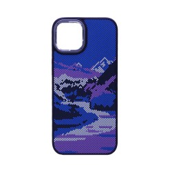 Mountain Design Hard Case for Apple iPhone 15 Purple Mountain Design Hard Case for Apple iPhone 15 Purple