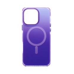 Funda Dura Diseño Magnética para Apple iPhone 16 Pro Max Púrpura Gradiente