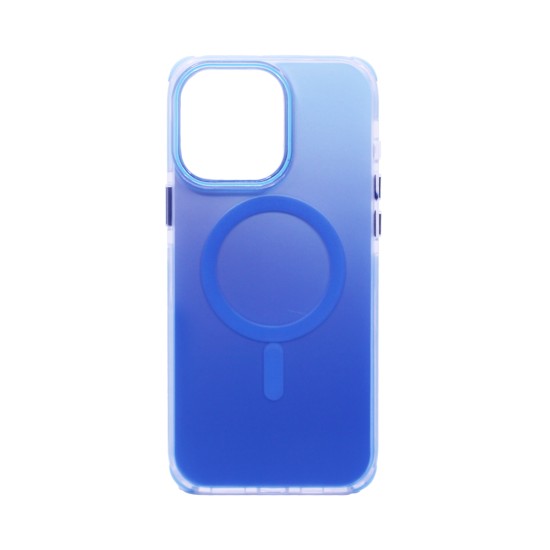 Designer Magnetic Hard Case for Apple iPhone 14 Pro Gradient Blue Designer Magnetic Hard Case for Apple iPhone 14 Pro Gradient Blue
