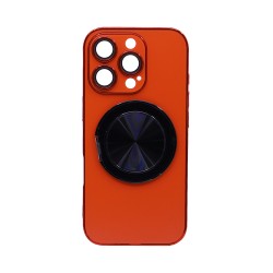 Designer Hard Case with Support and Camera Protection for Apple iPhone 16 Pro Max Orange Designer Hard Case with Support and Camera Protection for Apple iPhone 16 Pro Max Orange