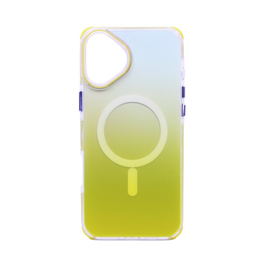 Designer Magnetic Hard Case for Apple iPhone 16 Gradient Yellow