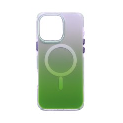 Funda Dura Diseño Magnética para Apple iPhone 16 Pro Max Verde Gradiente
