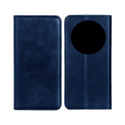 Funda Abatible de Cuero con Bolsillo Interno para Xiaomi Redmi A3 Pro Azul Funda Abatible de Cuero con Bolsillo Interno para Xiaomi Redmi A3 Pro Azul