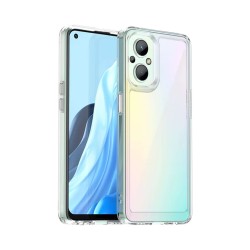 Hard Silicone Case for Oppo Reno7 Z 5G/Oppo A96/Reno 8 Lite Transparent Hard Silicone Case for Oppo Reno7 Z 5G/Oppo A96/Reno 8 Lite Transparent