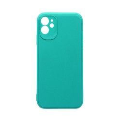 Soft Silicone Case with Camera Shield for Apple iPhone 11 Sea Green Soft Silicone Case with Camera Shield for Apple iPhone 11 Sea Green