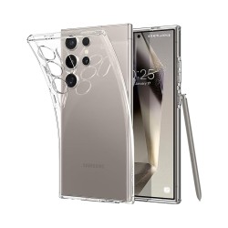 Soft Silicon Case with Camera Shield for Samsung Galaxy S25 Ultra Transparent Soft Silicon Case with Camera Shield for Samsung Galaxy S25 Ultra Transparent