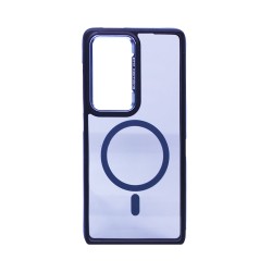 Designer Magnetic Hard Case for Samsung Galaxy S25 Ultra Black Blue Designer Magnetic Hard Case for Samsung Galaxy S25 Ultra Black Blue