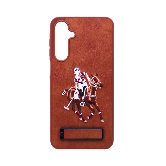 Designer Hard Case US Polo with Support for Samsung Galaxy A16 Gold