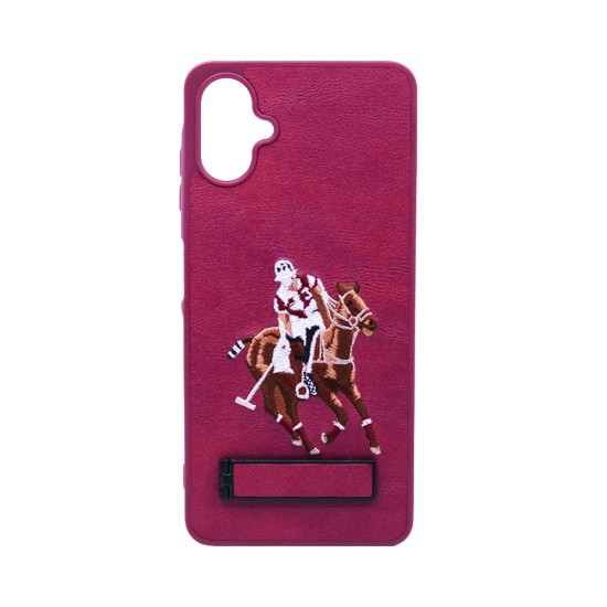 Capa Duro Designer US Polo Com Suporte para Samsung Galaxy A06 Vermelho Capa Duro Designer US Polo Com Suporte para Samsung Galaxy A06 Vermelho
