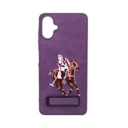Designer Hard Case US Polo with Support for Samsung Galaxy A06 Purple Designer Hard Case US Polo with Support for Samsung Galaxy A06 Purple