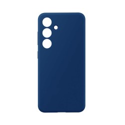 Funda de Silicona con Marco de Cámara para Samsung Galaxy S24 FE Azul Oscuro Funda de Silicona con Marco de Cámara para Samsung Galaxy S24 FE Azul Oscuro