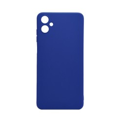 Funda de Silicona con Marco de Cámara para Samsung Galaxy A06 Azul Oscuro Funda de Silicona con Marco de Cámara para Samsung Galaxy A06 Azul Oscuro