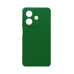 Funda de Silicona con Marco de Cámara para Oppo A40 Verde Oscuro Funda de Silicona con Marco de Cámara para Oppo A40 Verde Oscuro