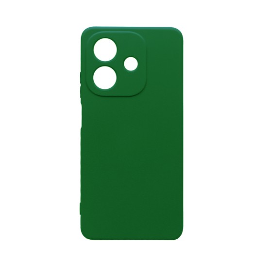 Capa de Silicone com Moldura de Câmera para Oppo A40 Verde Escuro Capa de Silicone com Moldura de Câmera para Oppo A40 Verde Escuro