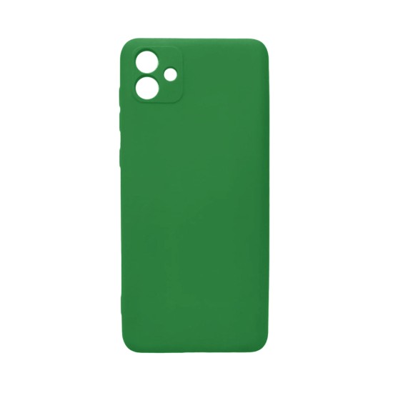 Capa de Silicone com Moldura de Câmera para Samsung Galaxy A04e Verde Escuro Capa de Silicone com Moldura de Câmera para Samsung Galaxy A04e Verde Escuro