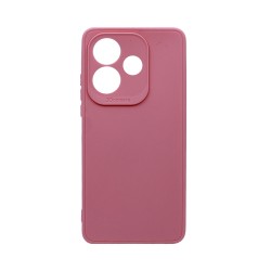 Funda de Silicona Suave con Marco de Cámara para Redmi Note 14 5G Rosa Funda de Silicona Suave con Marco de Cámara para Redmi Note 14 5G Rosa