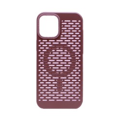 Funda Magnética con Diseño de malla para Apple iPhone 16 Pro Rosa Dorada Funda Magnética con Diseño de malla para Apple iPhone 16 Pro Rosa Dorada