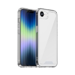 Funda de Silicona Dura Apple iPhone 16E Transparente Funda de Silicona Dura Apple iPhone 16E Transparente