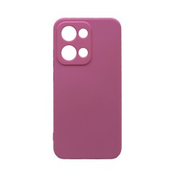 Funda de Silicona con Marco de Cámara para Oppo Reno13 Rosa Funda de Silicona con Marco de Cámara para Oppo Reno13 Rosa