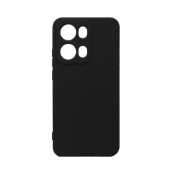 Funda de Silicona con Marco de Cámara para Oppo Reno13 Pro Negro Funda de Silicona con Marco de Cámara para Oppo Reno13 Pro Negro