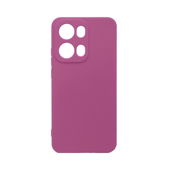 Capa de Silicone com Moldura de Câmera para Oppo Reno13 Pro Rosa