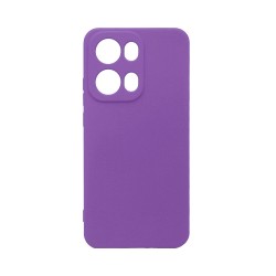 Funda de Silicona con Marco de Cámara para Oppo Reno13 Pro Púrpura Funda de Silicona con Marco de Cámara para Oppo Reno13 Pro Púrpura