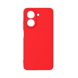 Funda de Silicona con Marco de Cámara para Xiaomi Redmi A5 Rojo Funda de Silicona con Marco de Cámara para Xiaomi Redmi A5 Rojo