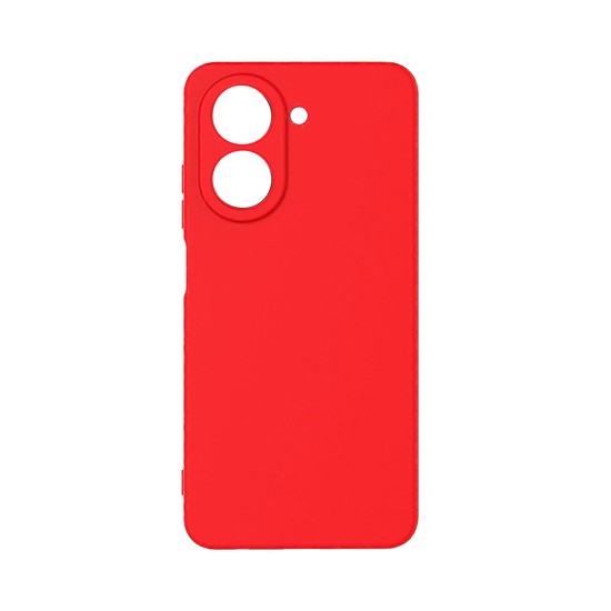 Capa de Silicone com Moldura de Câmera para Xiaomi Redmi A5 Vermelho