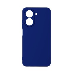 Funda de Silicona con Marco de Cámara para Xiaomi Redmi A5 Azul Oscuro Funda de Silicona con Marco de Cámara para Xiaomi Redmi A5 Azul Oscuro