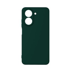 Funda de Silicona con Marco de Cámara para Xiaomi Redmi A5 Verde Oscuro Funda de Silicona con Marco de Cámara para Xiaomi Redmi A5 Verde Oscuro
